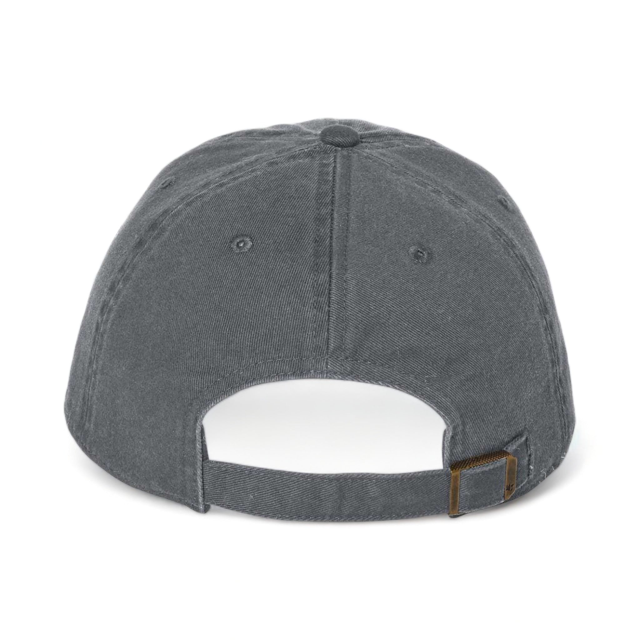 Back view of 47 Brand 4700 custom hat in charcoal