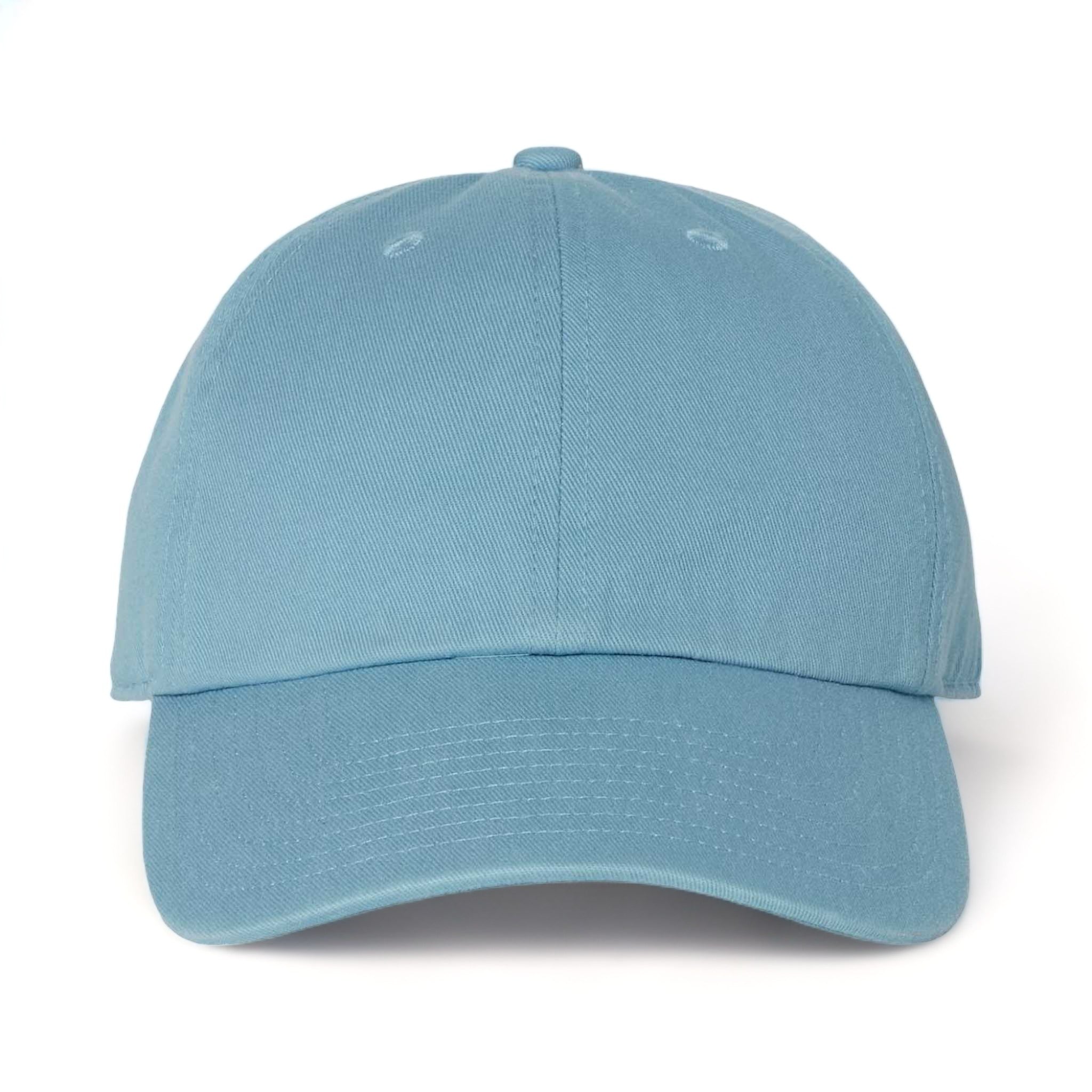 Front view of 47 Brand 4700 custom hat in columbia blue
