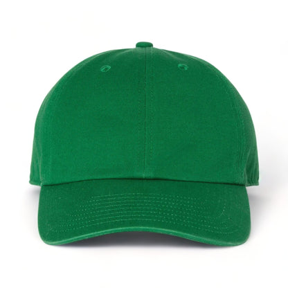 Front view of 47 Brand 4700 custom hat in kelly