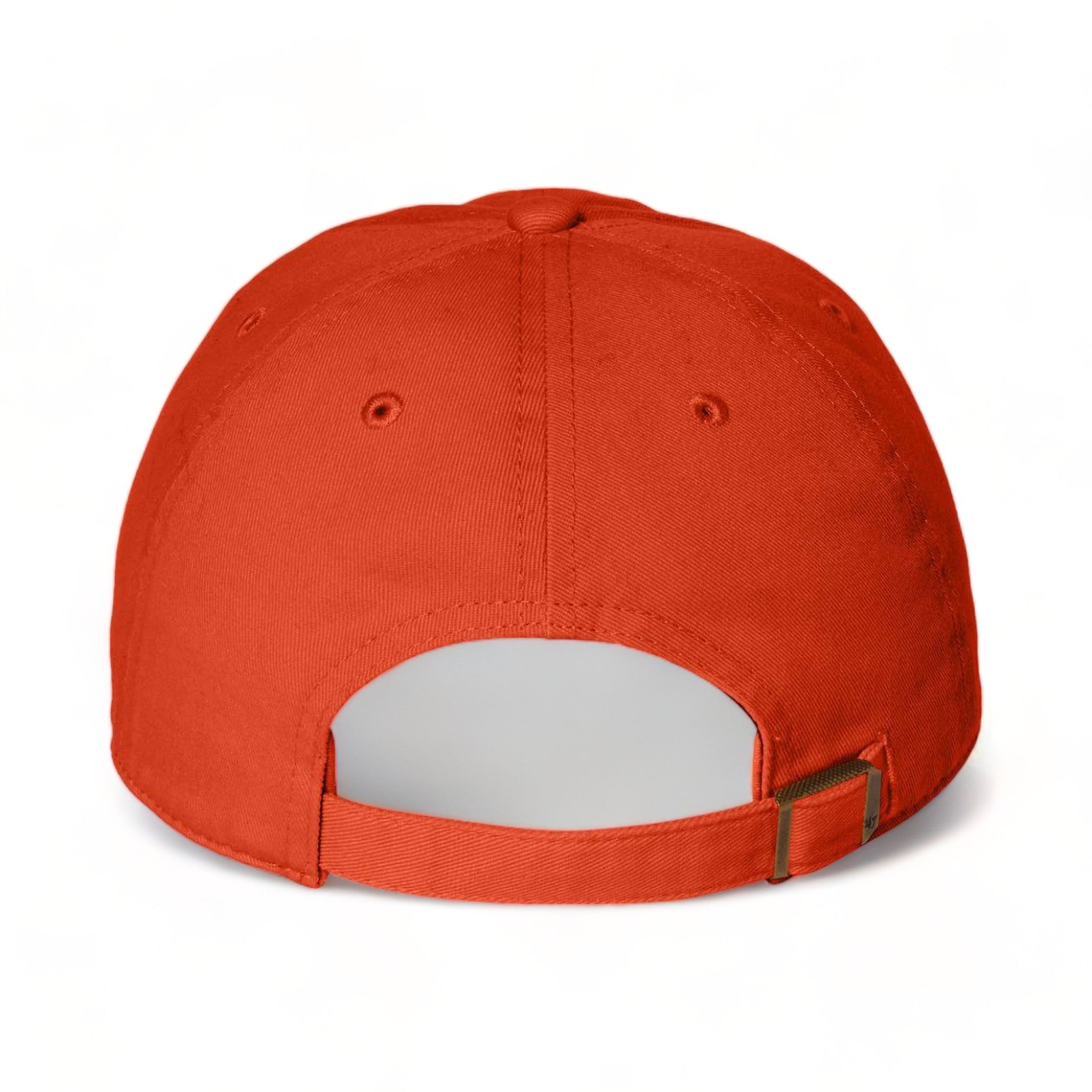 Back view of 47 Brand 4700 custom hat in orange