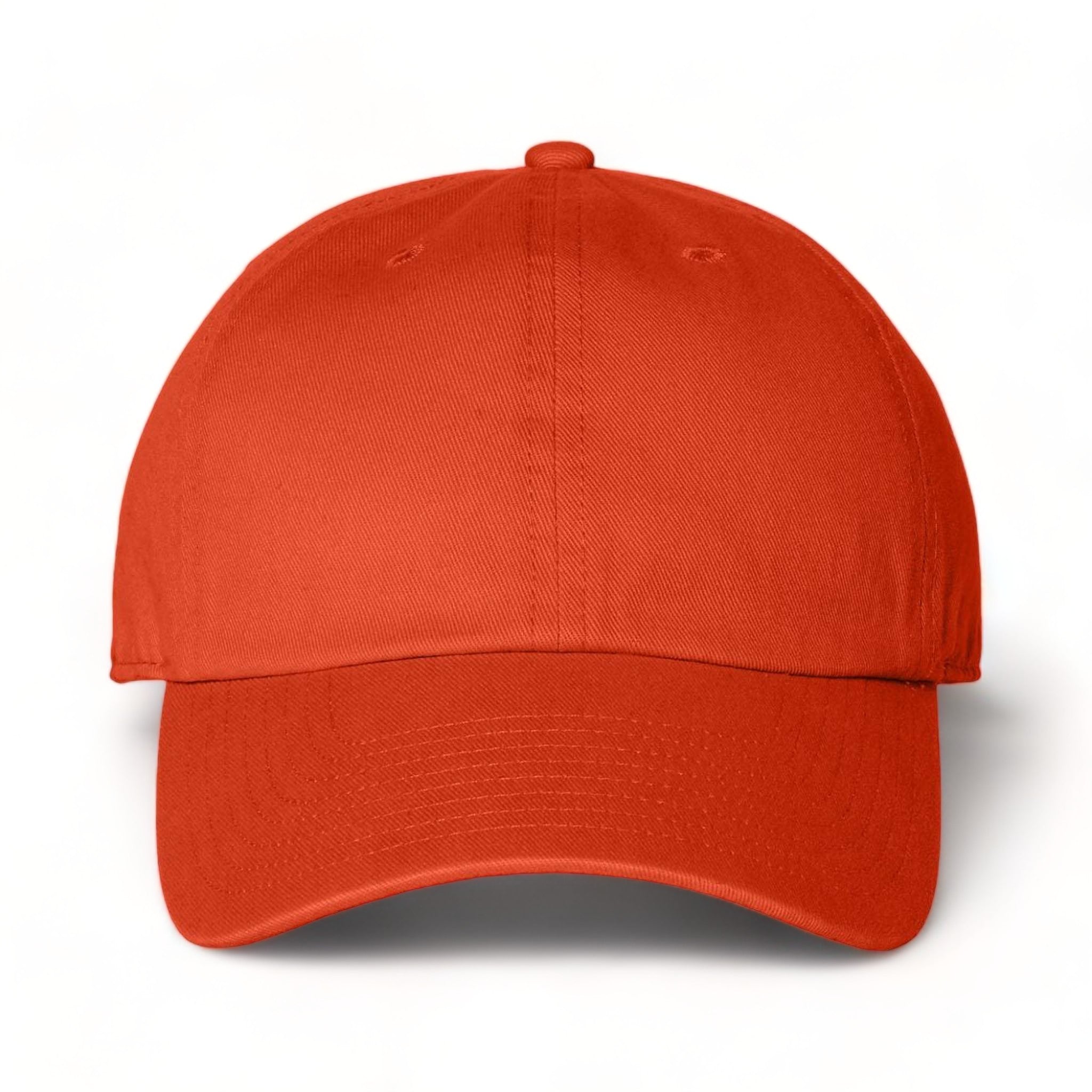 Front view of 47 Brand 4700 custom hat in orange