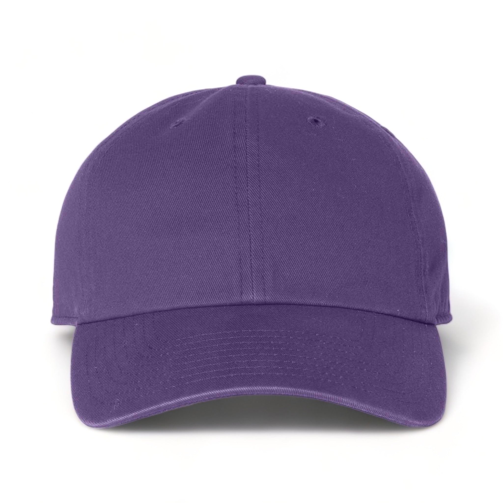 Front view of 47 Brand 4700 custom hat in purple