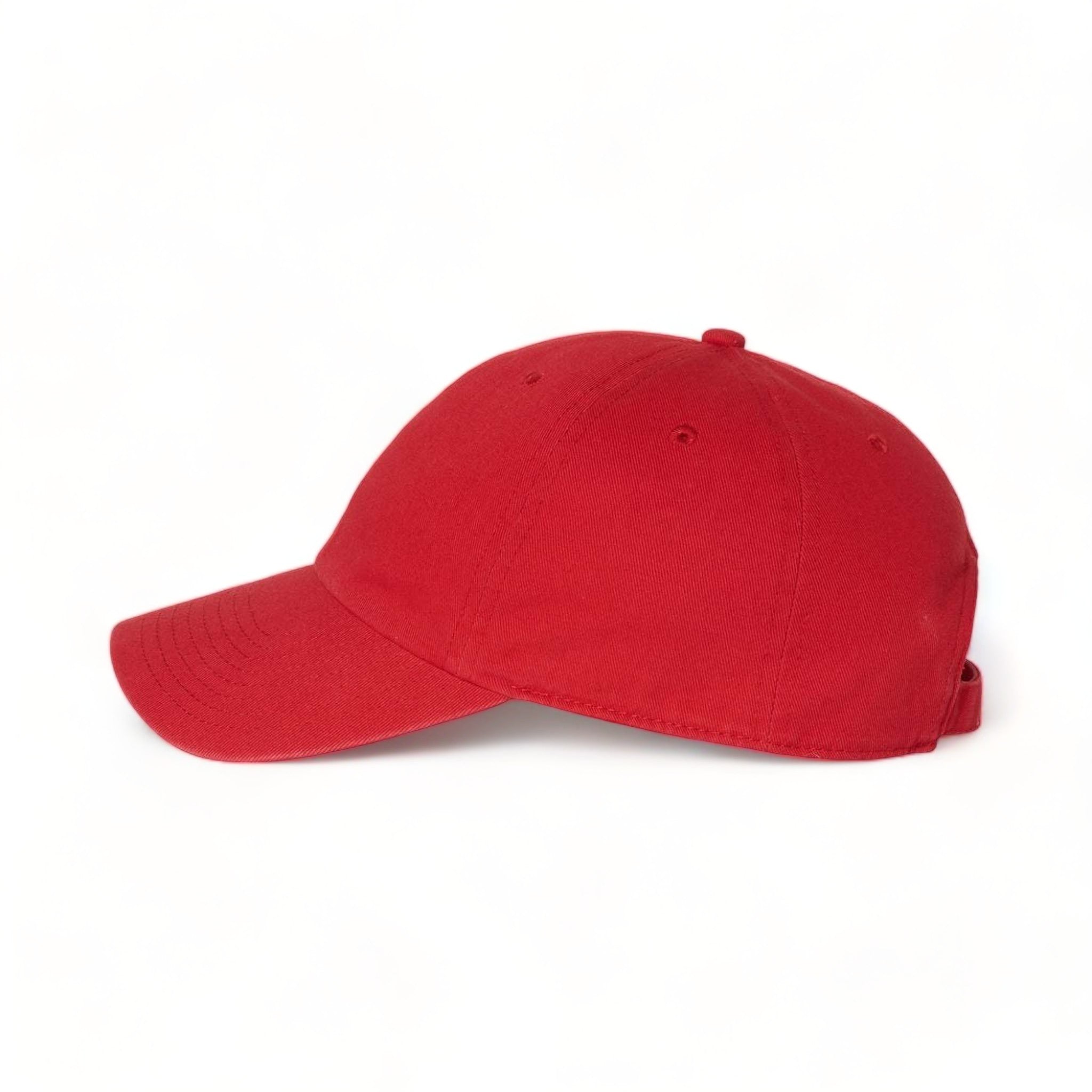 Side view of 47 Brand 4700 custom hat in red