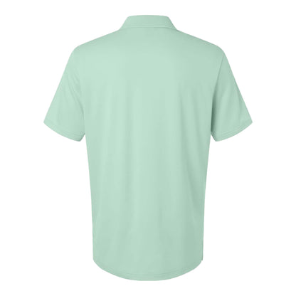 Adidas A230 custom polo in clear mint, back view