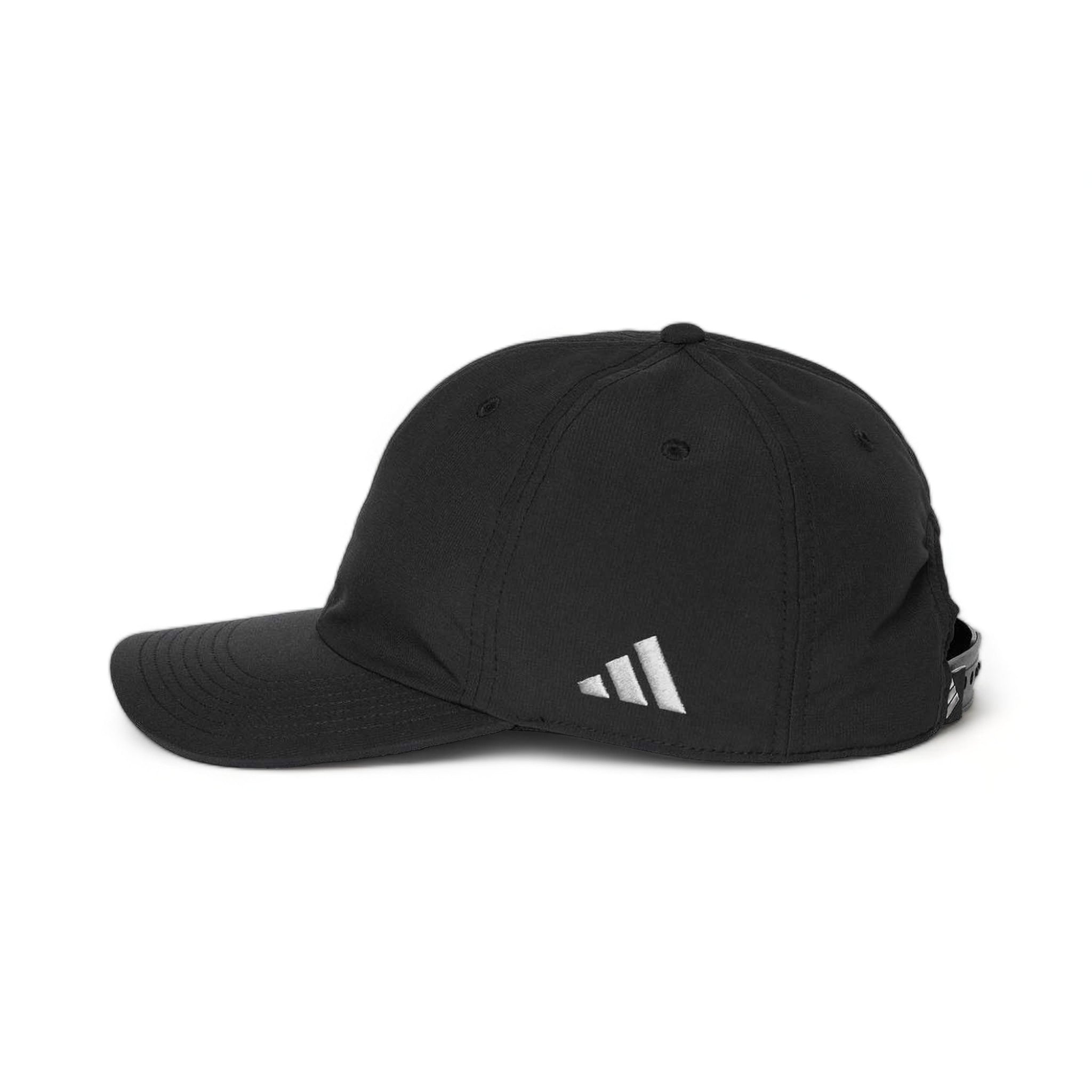 Side view of Adidas A600S custom hat in black