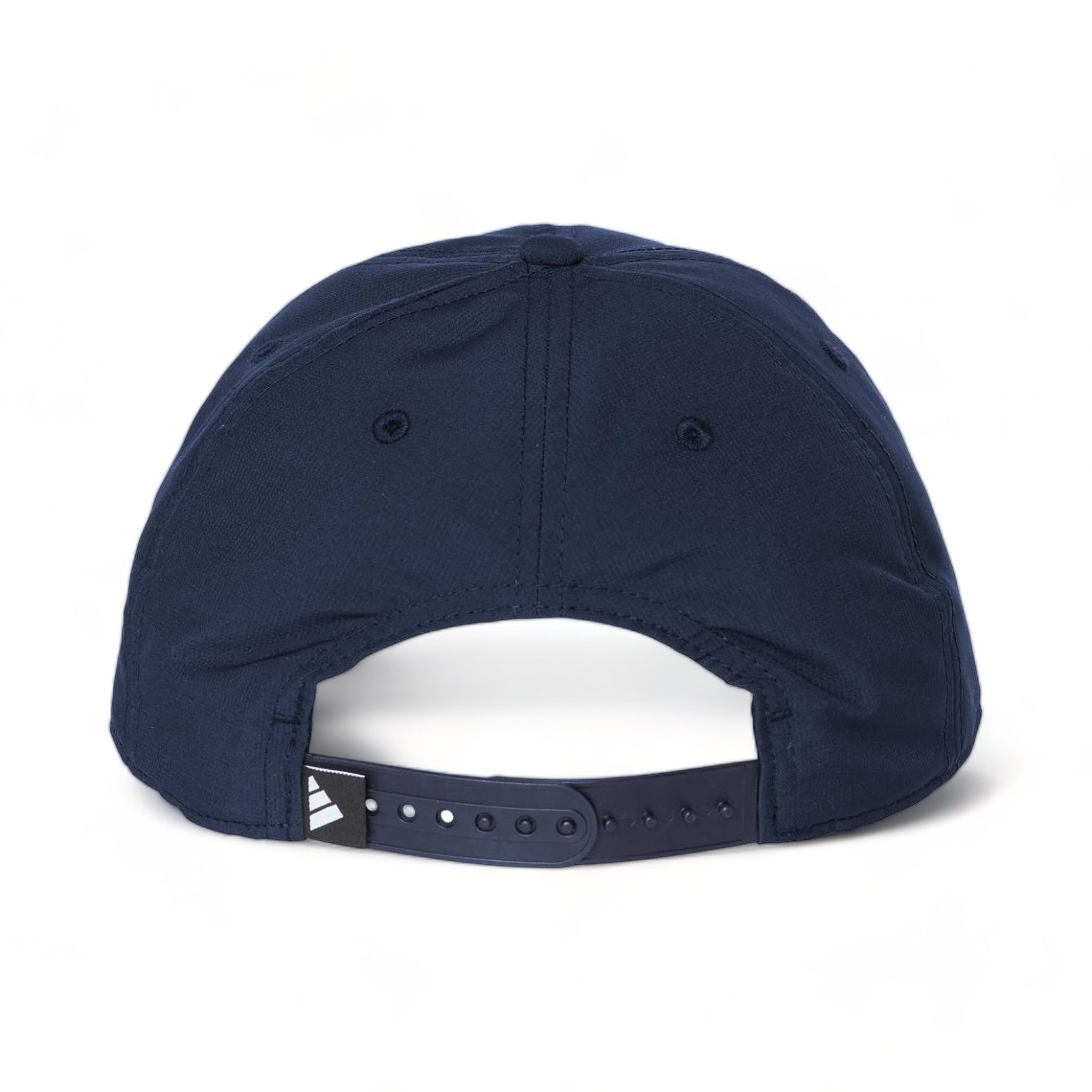 Back view of Adidas A600S custom hat in collegiate navy