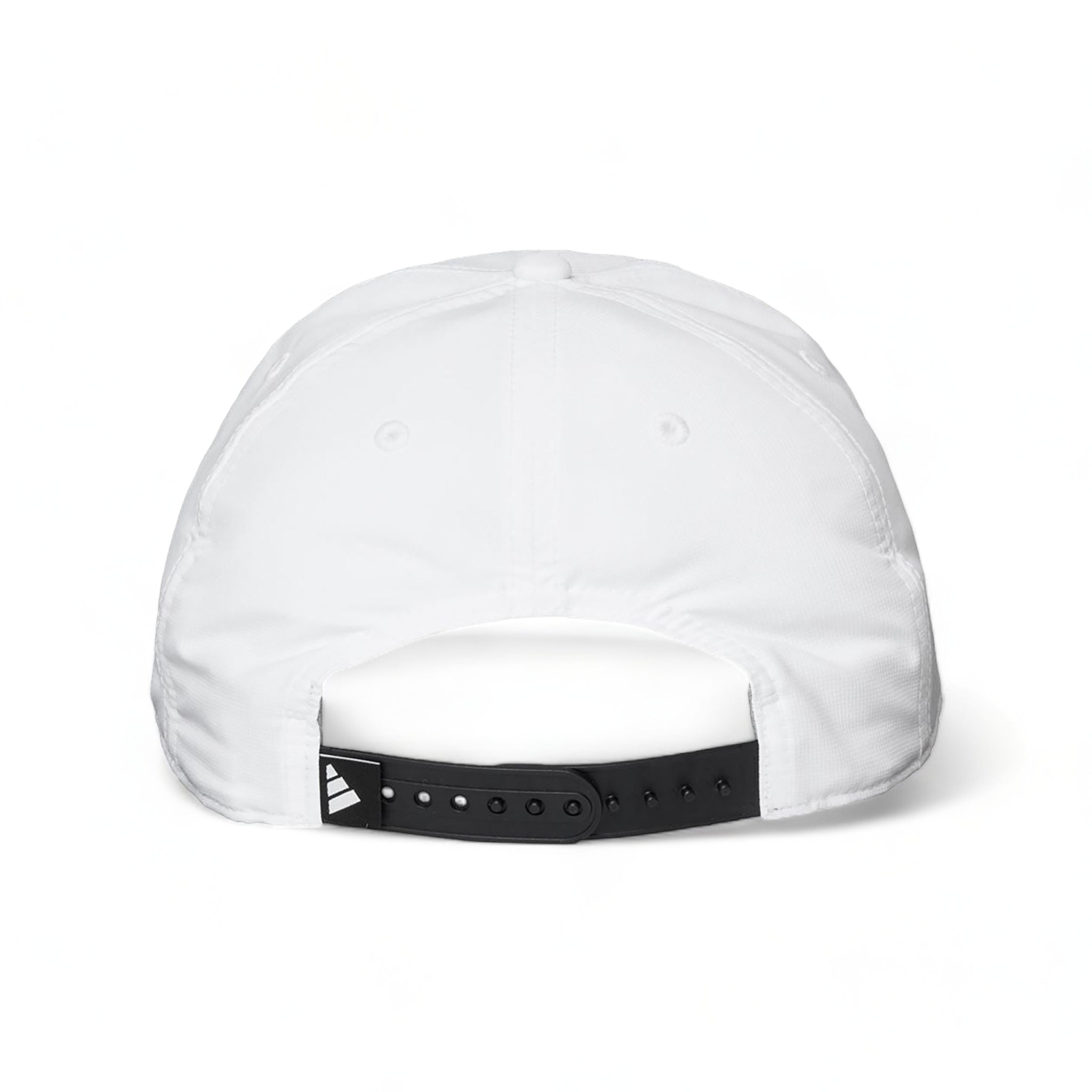 Back view of Adidas A600S custom hat in white