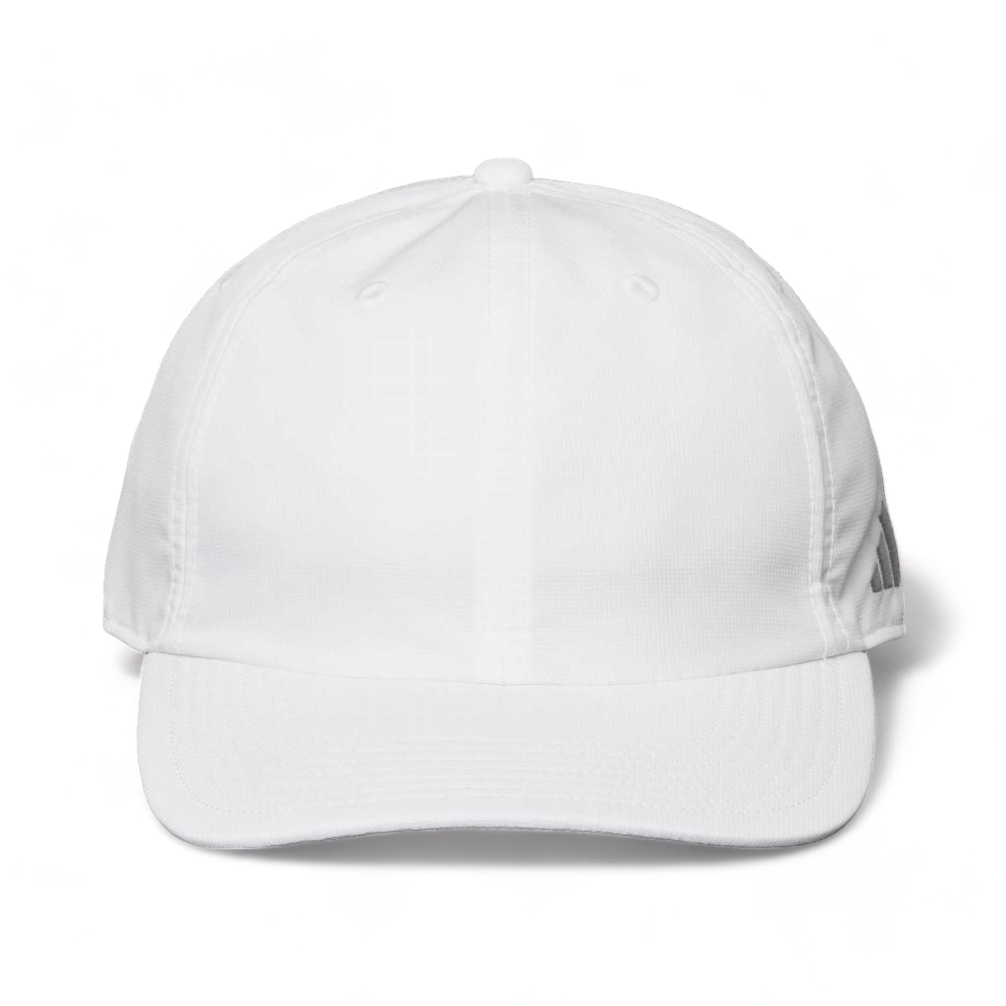 Front view of Adidas A600S custom hat in white