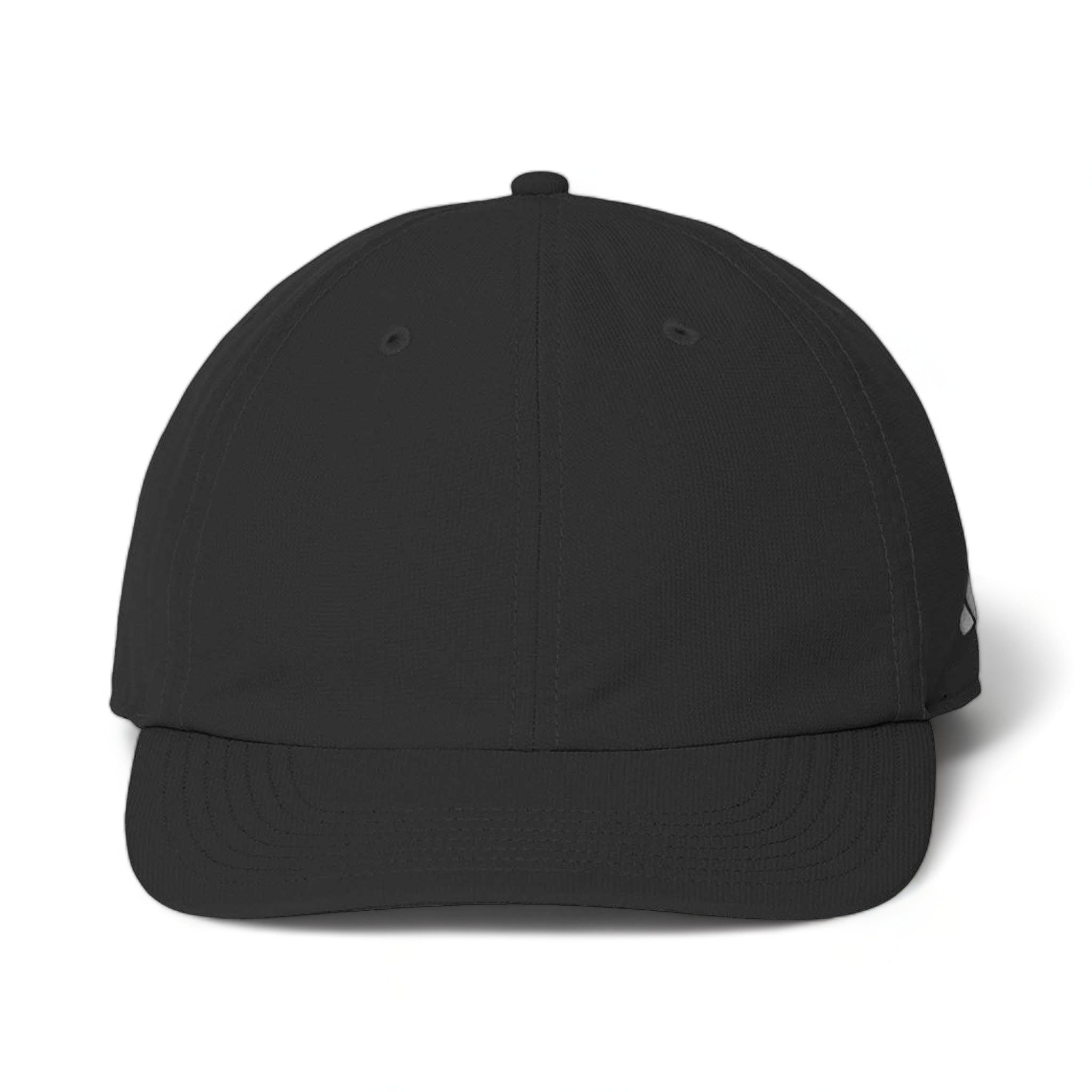 Front view of Adidas A605S custom hat in black