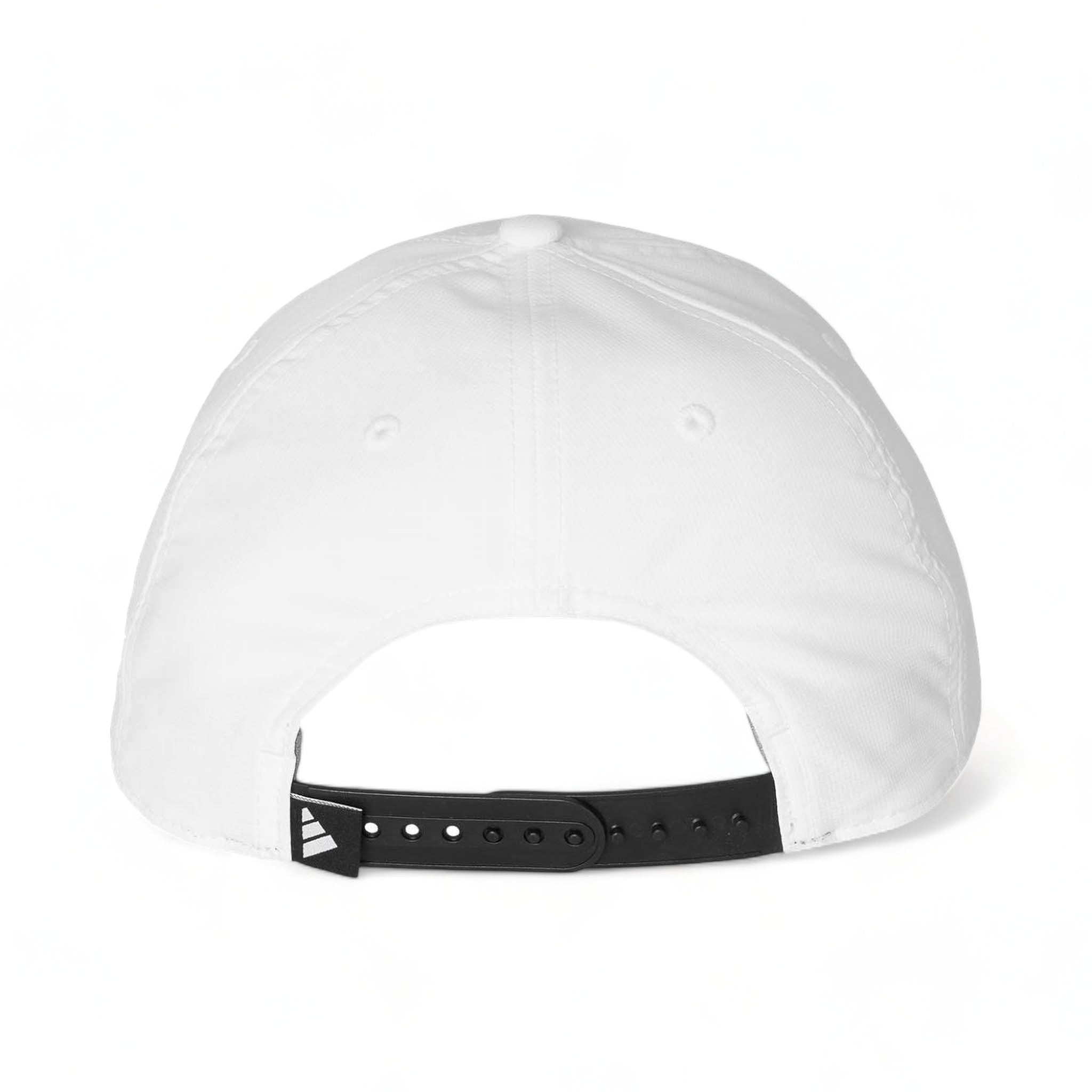Back view of Adidas A605S custom hat in white