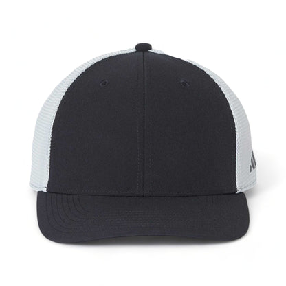 Front view of Adidas A627S custom hat in black