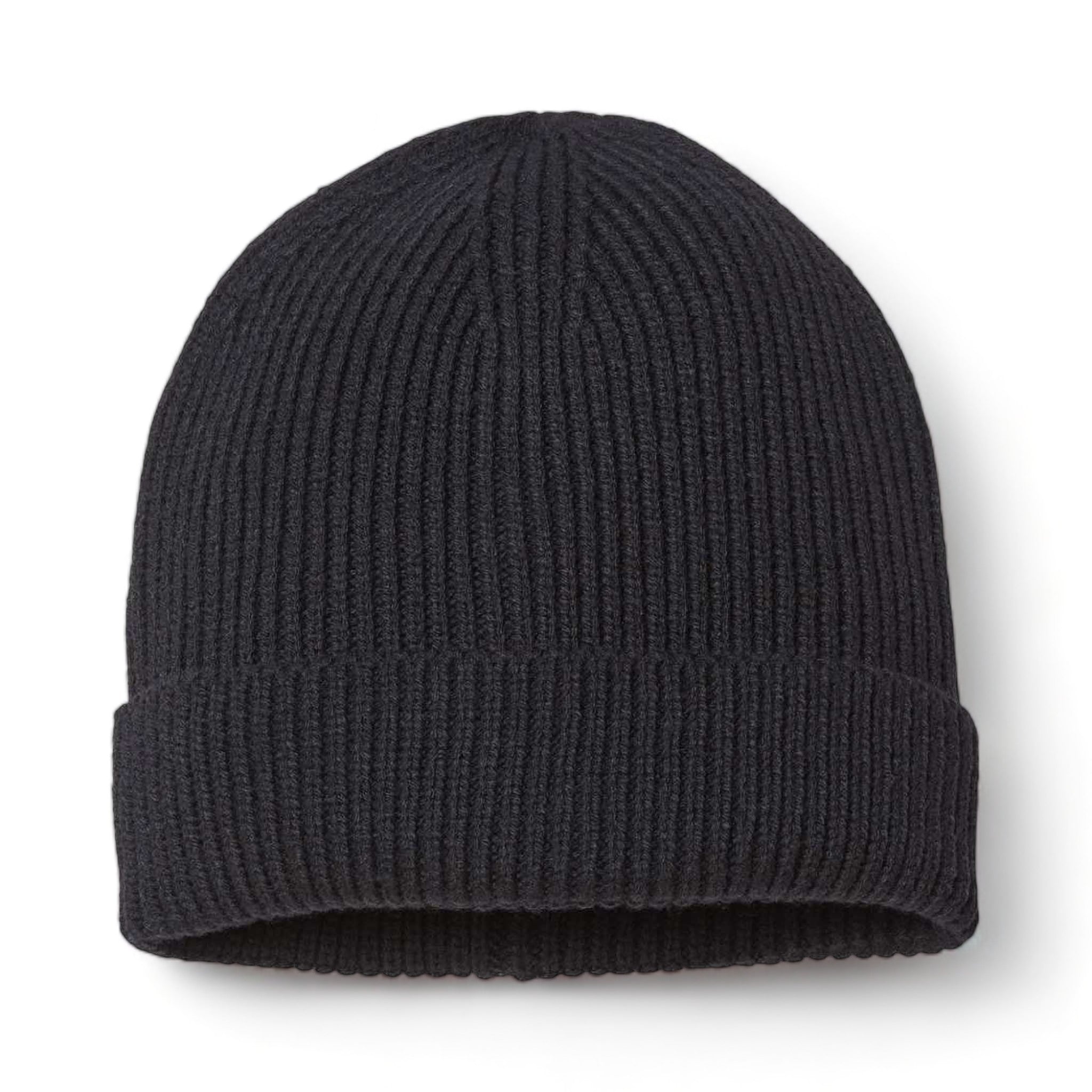 Front view of Atlantis Headwear ANDY custom hat in black