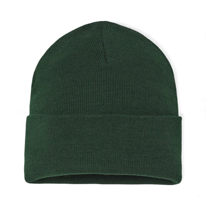 Front view of Atlantis Headwear PURE custom hat in bottle green