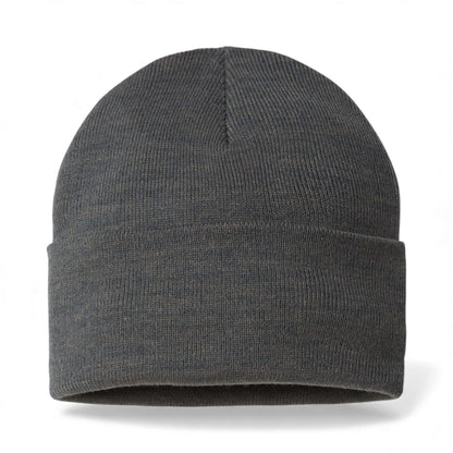 Back view of Atlantis Headwear PURE custom hat in dark grey