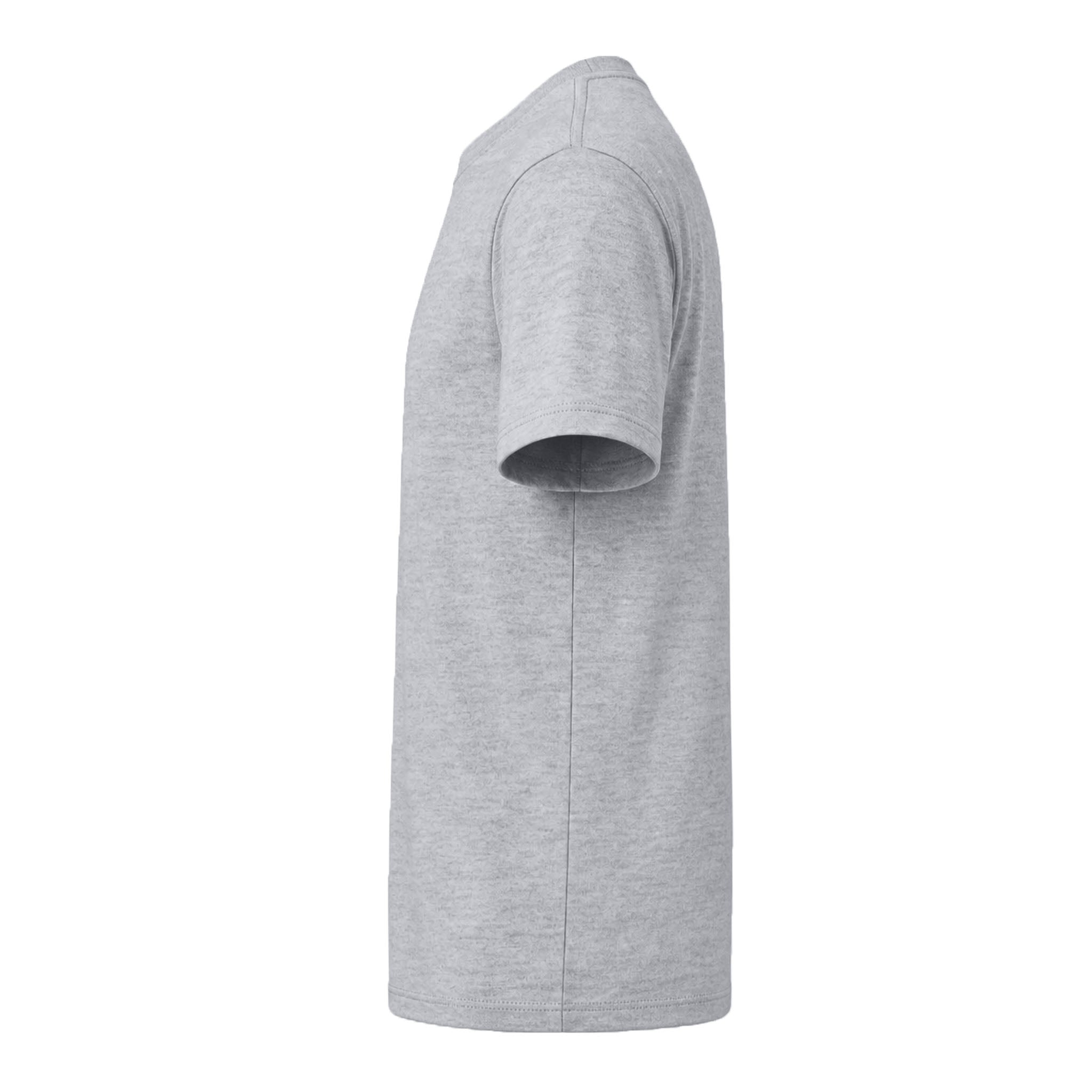 Bella + Canvas 3001 custom short sleeve t-shirt in ash, left side view