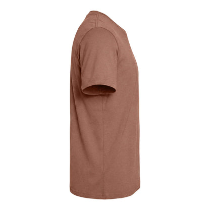 Bella + Canvas 3001 custom short sleeve t-shirt in chestnut, right side view