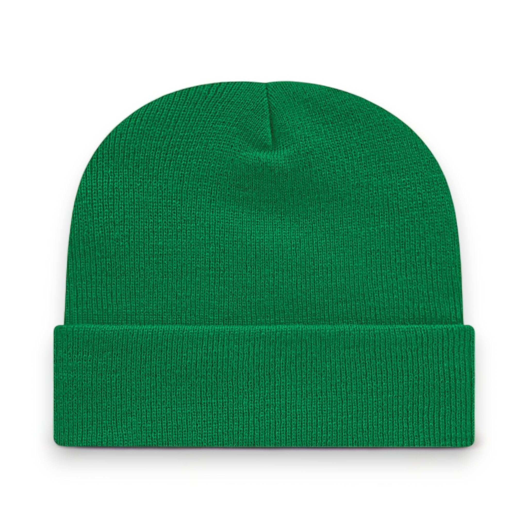 Front view of CAP AMERICA TKN24 custom hat in true kelly green