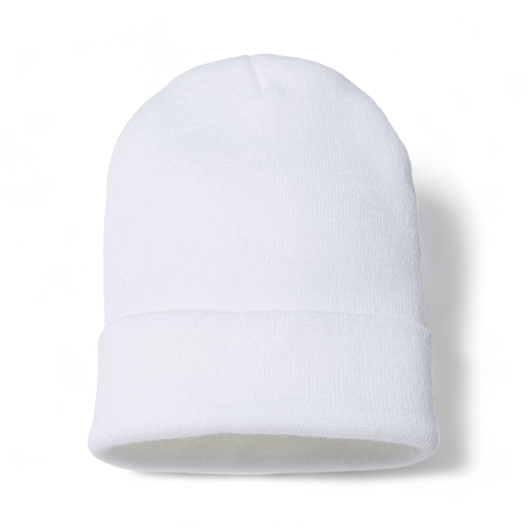 Front view of CAP AMERICA TKN24 custom hat in white