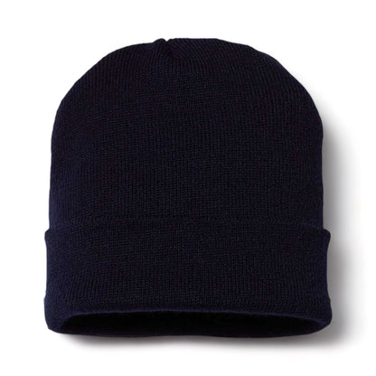 Front view of CAP AMERICA TKN24 custom hat in true navy