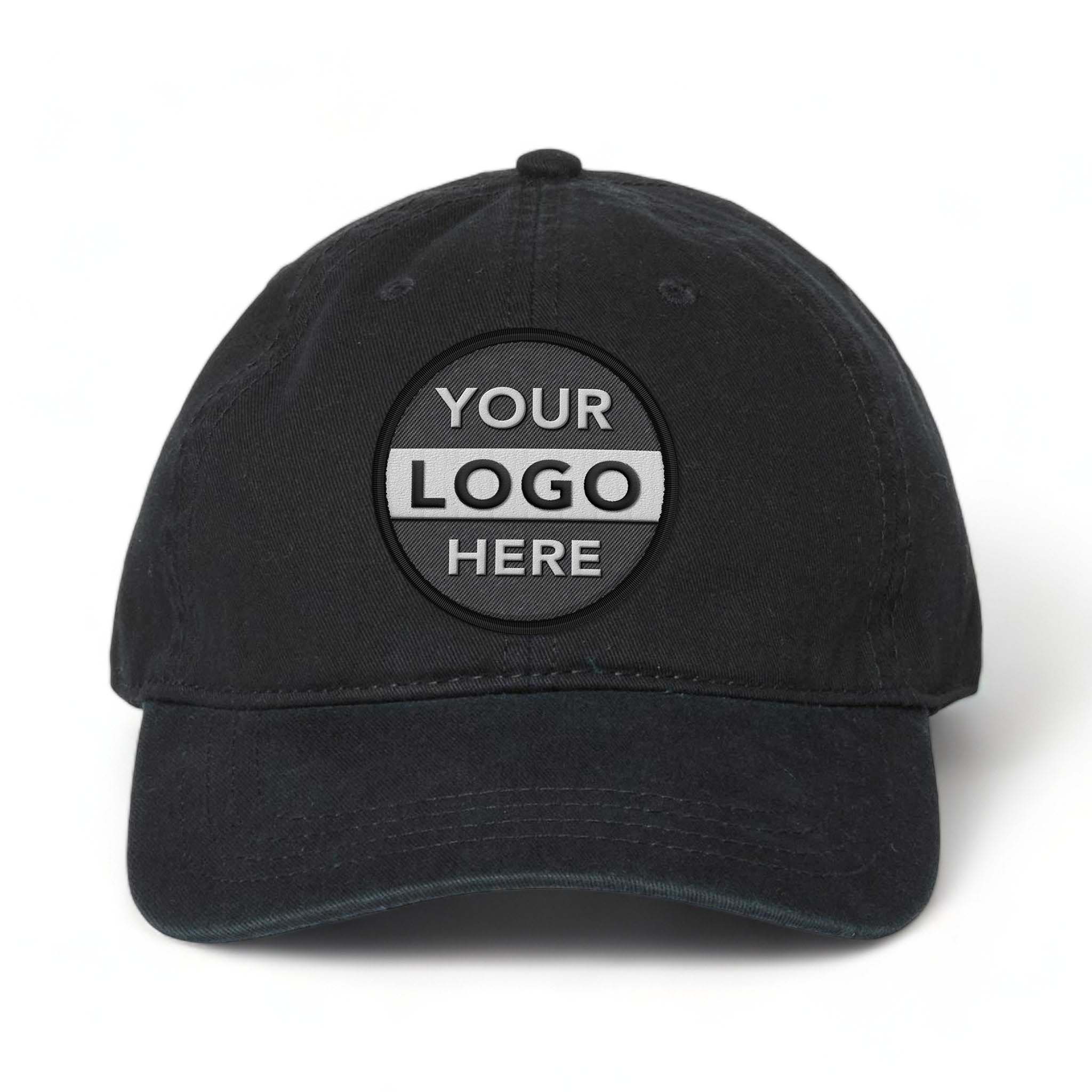 CAP AMERICA i1002 custom embroidered patch hat in black