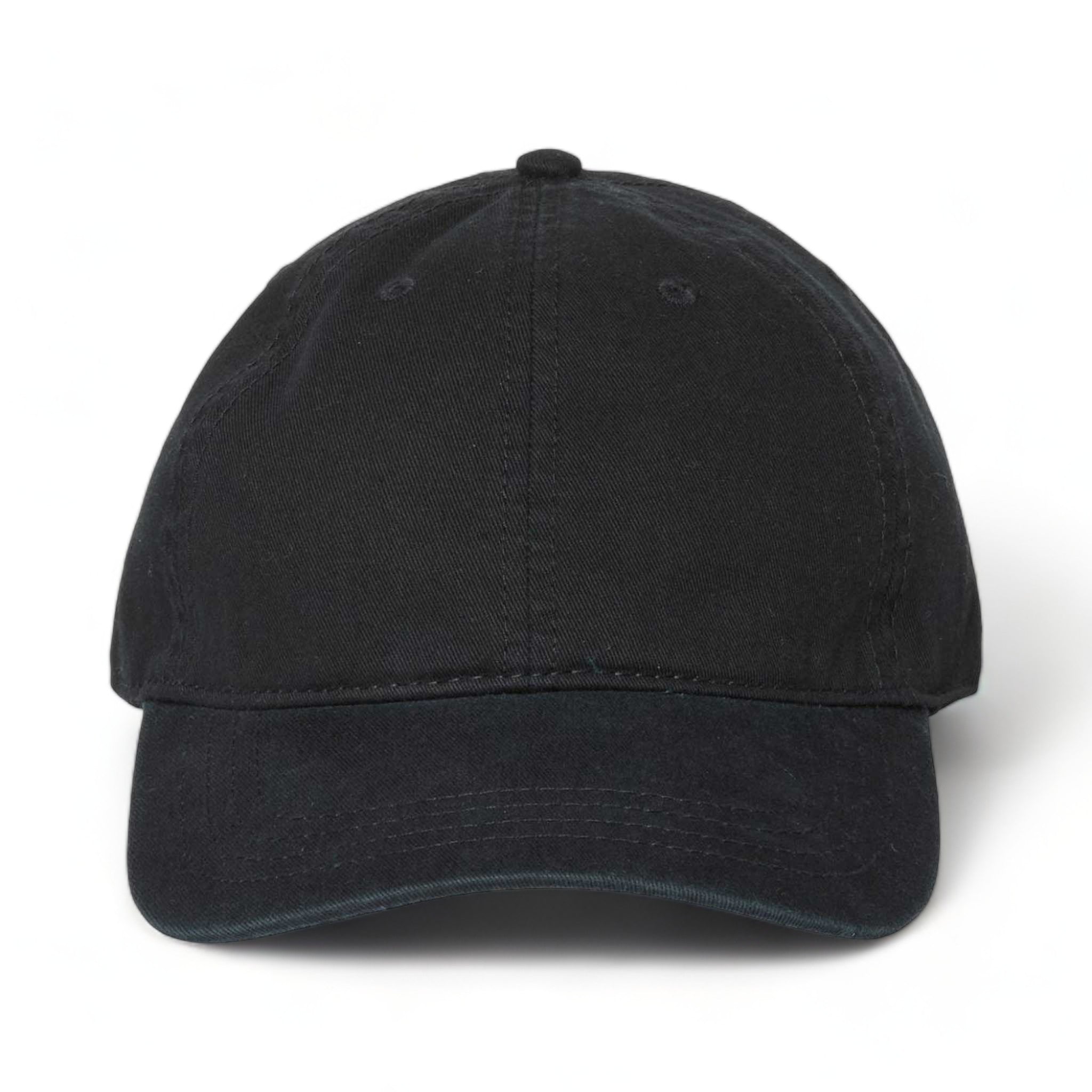 Front view of CAP AMERICA i1002 custom hat in black