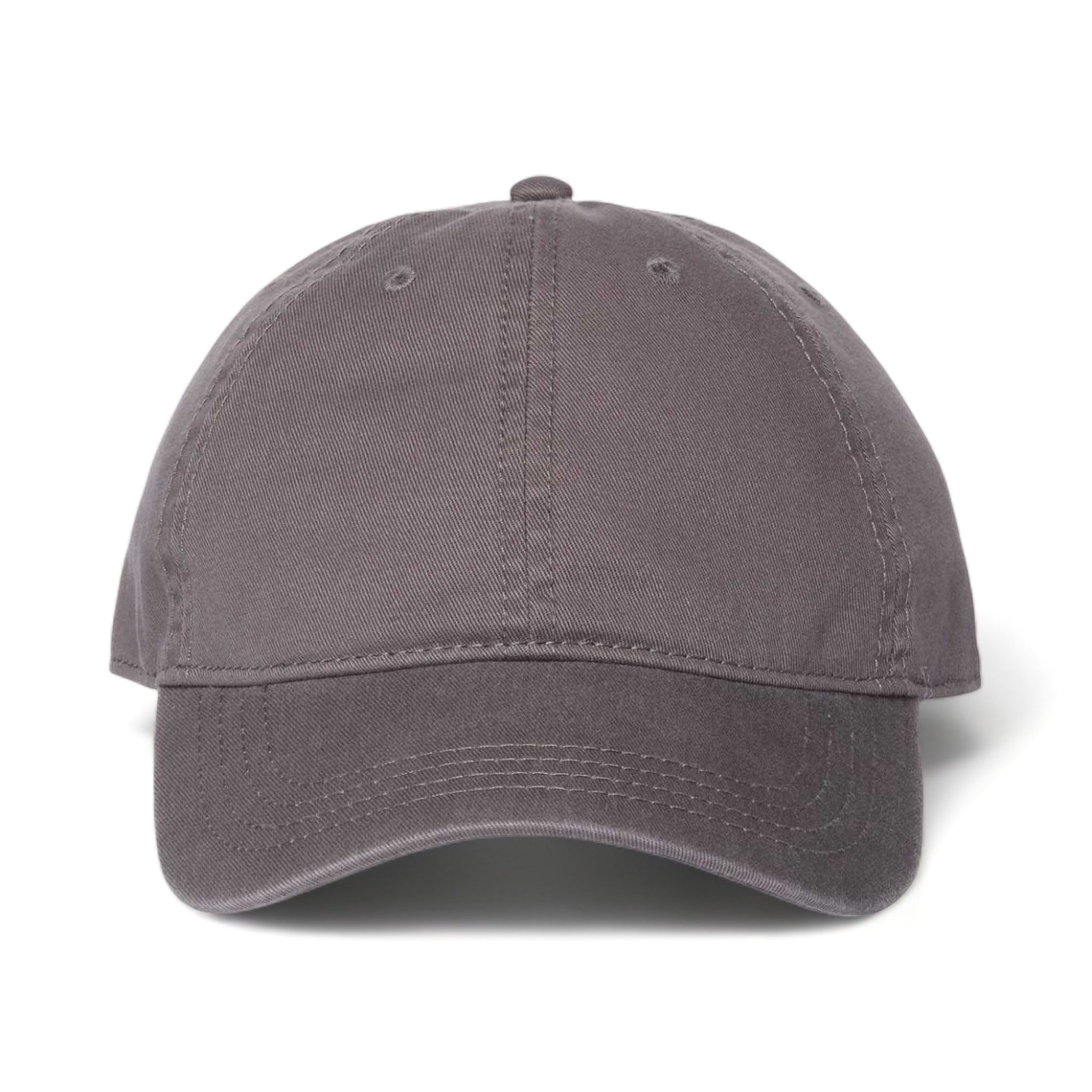 Front view of CAP AMERICA i1002 custom hat in charcoal