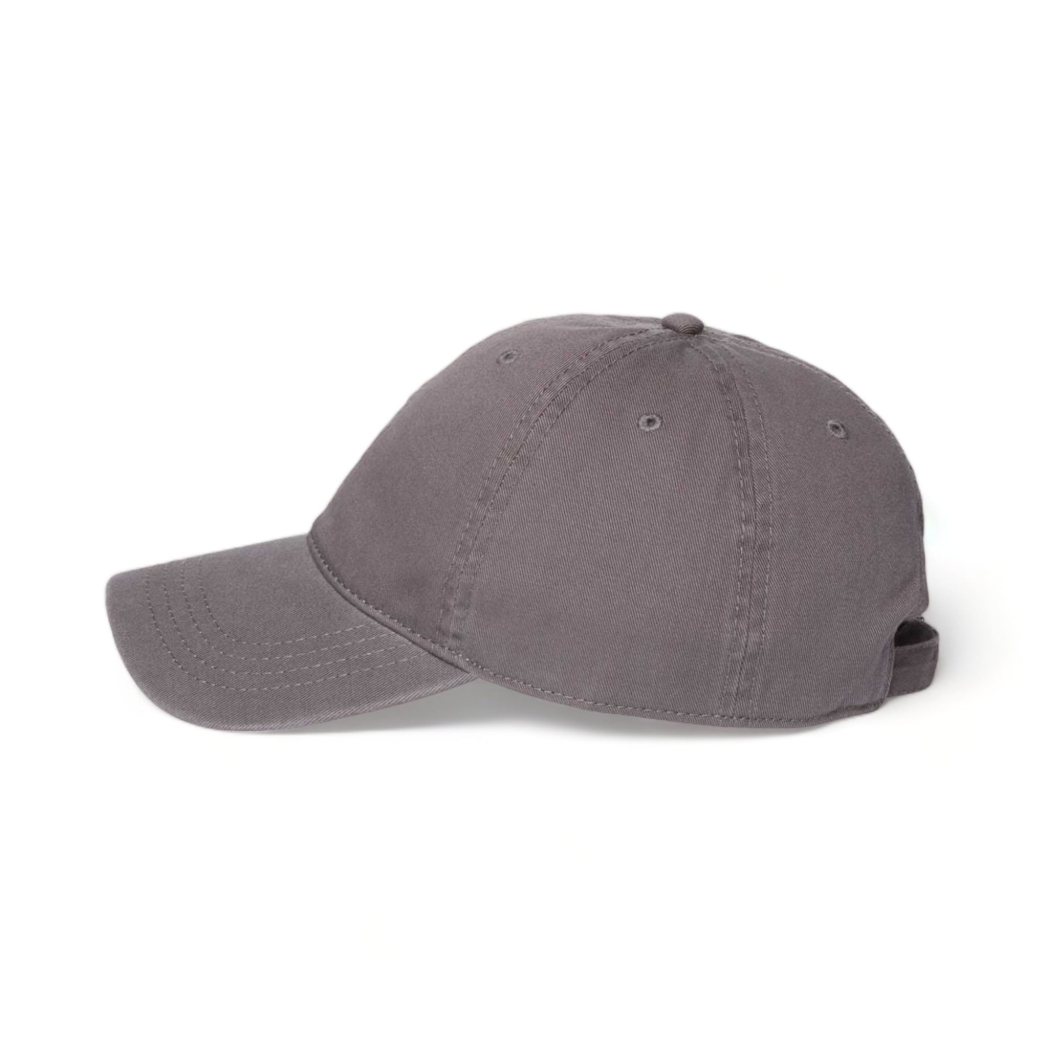 Side view of CAP AMERICA i1002 custom hat in charcoal