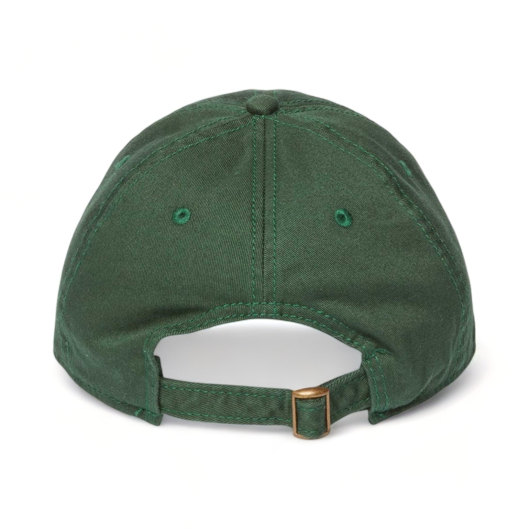 Back view of CAP AMERICA i1002 custom hat in forest green