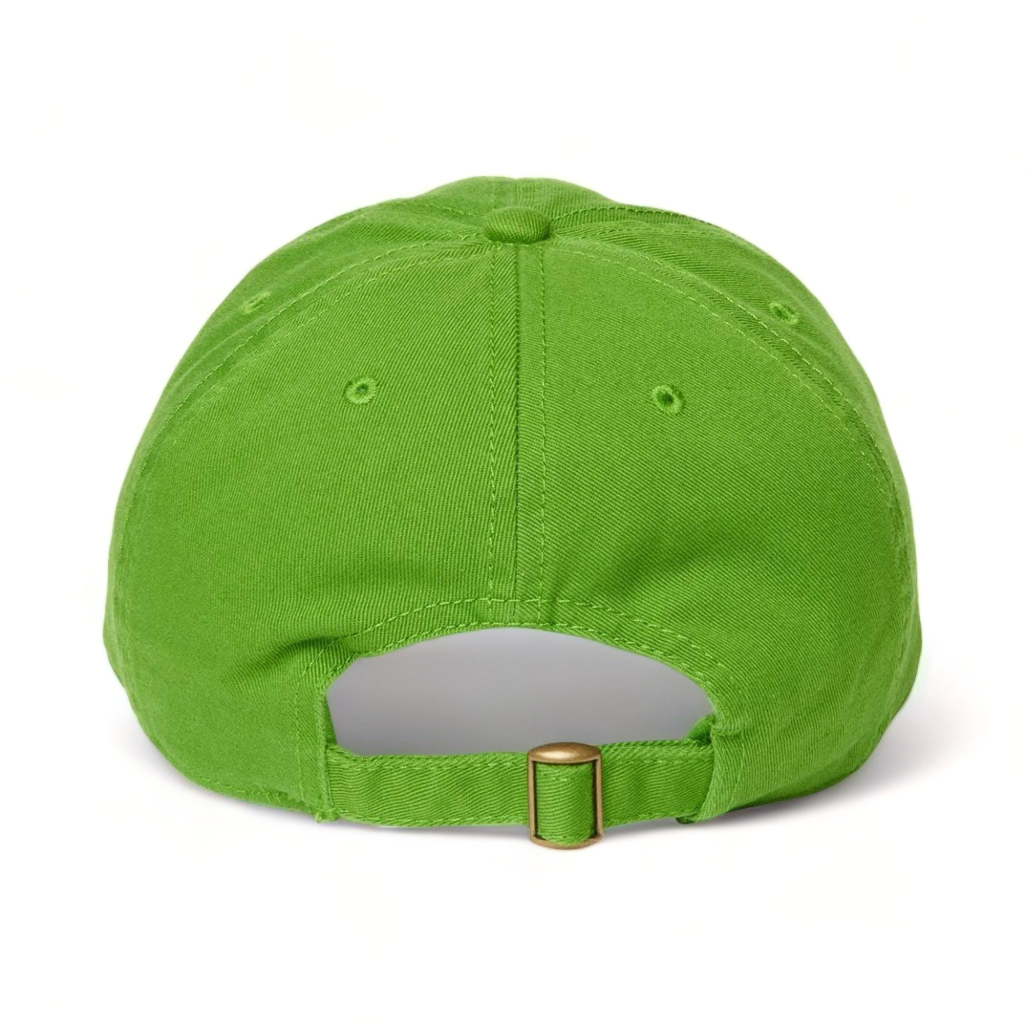 Back view of CAP AMERICA i1002 custom hat in irish green