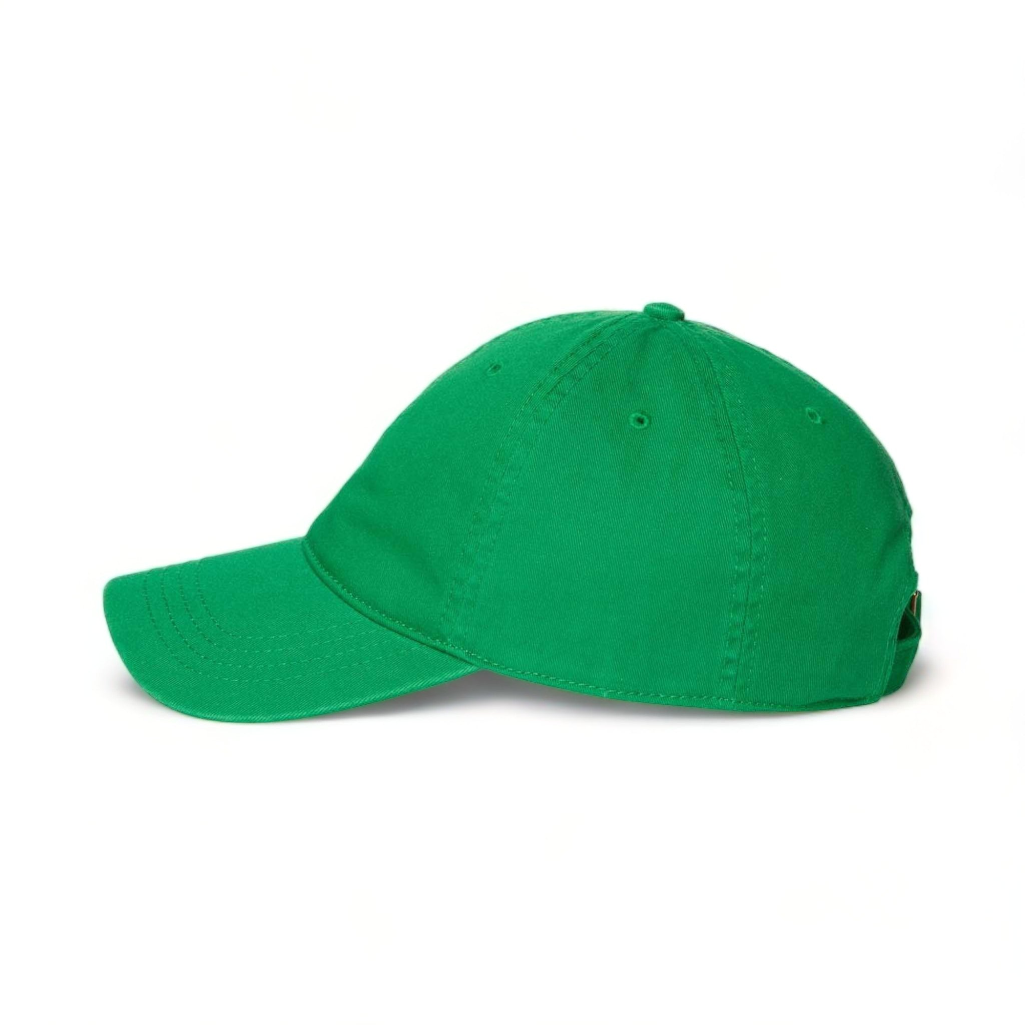 Side view of CAP AMERICA i1002 custom hat in kelly