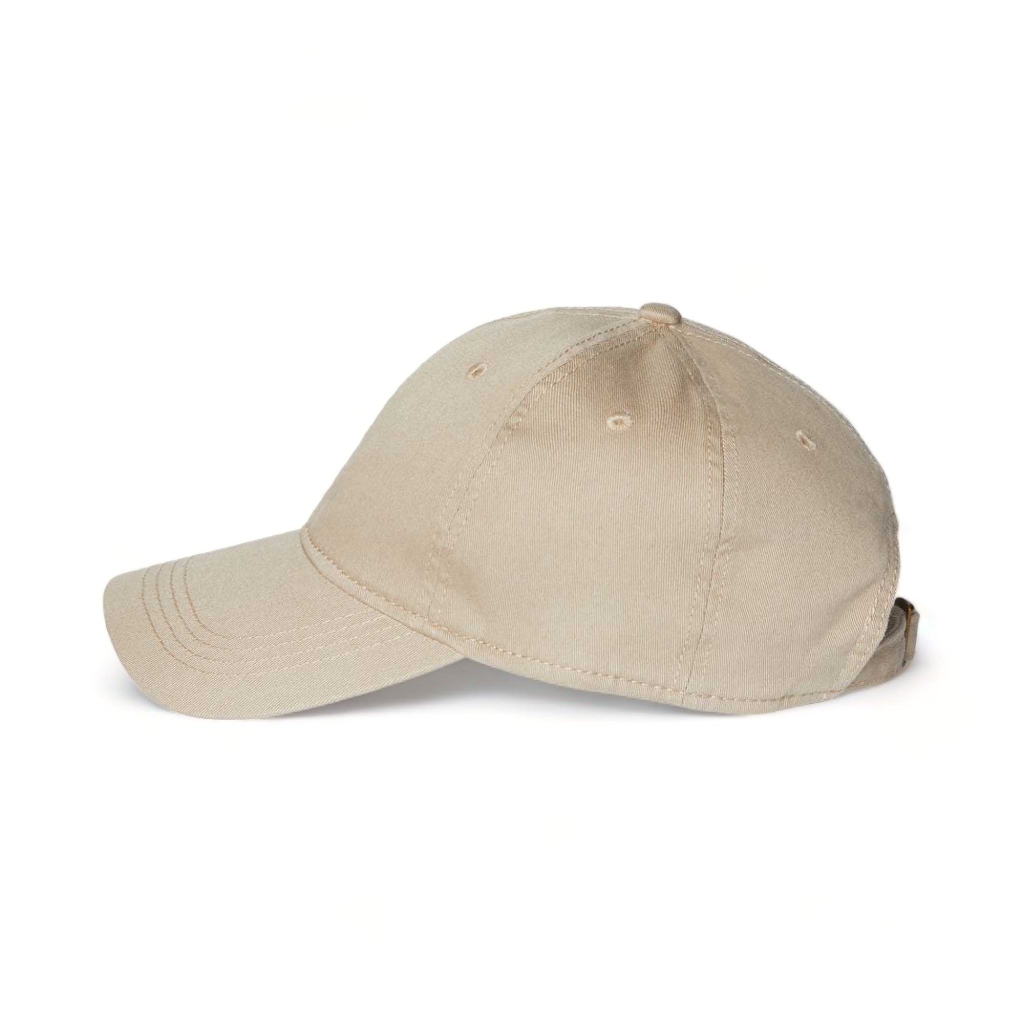 Side view of CAP AMERICA i1002 custom hat in khaki