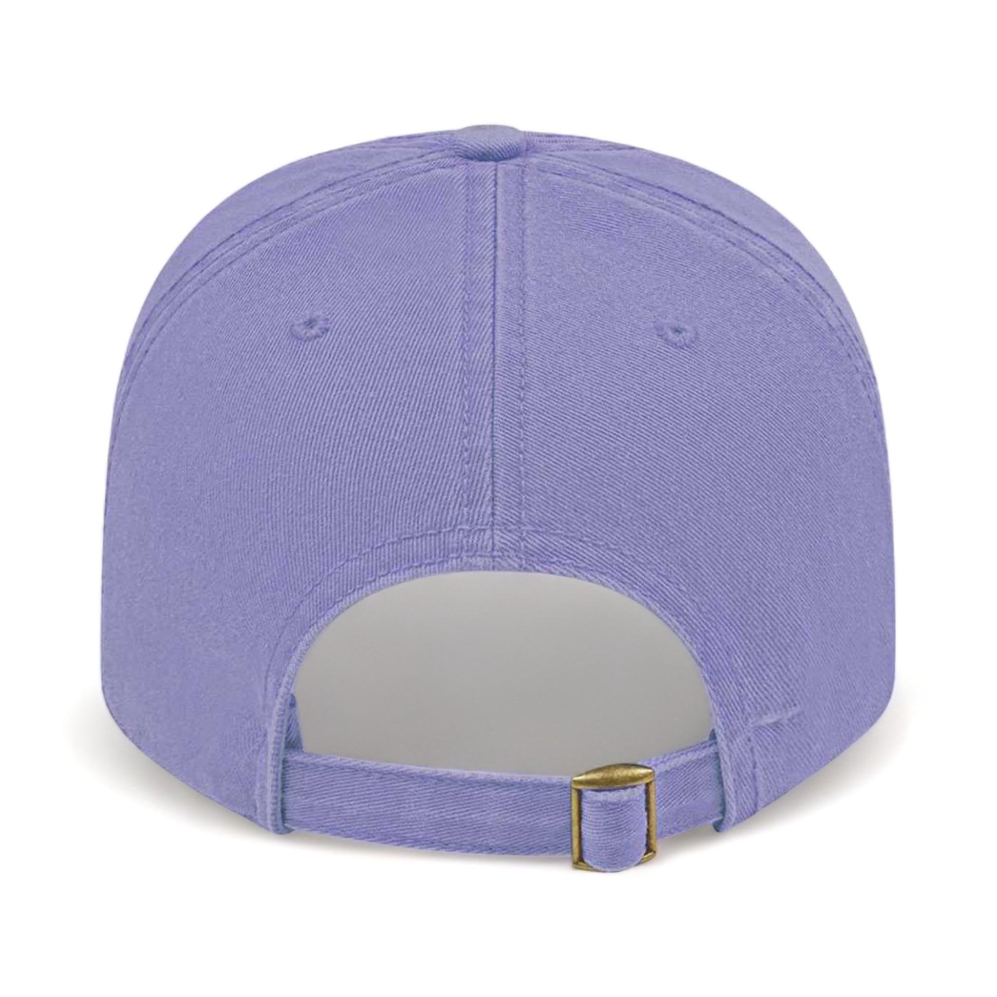Back view of CAP AMERICA i1002 custom hat in lavender