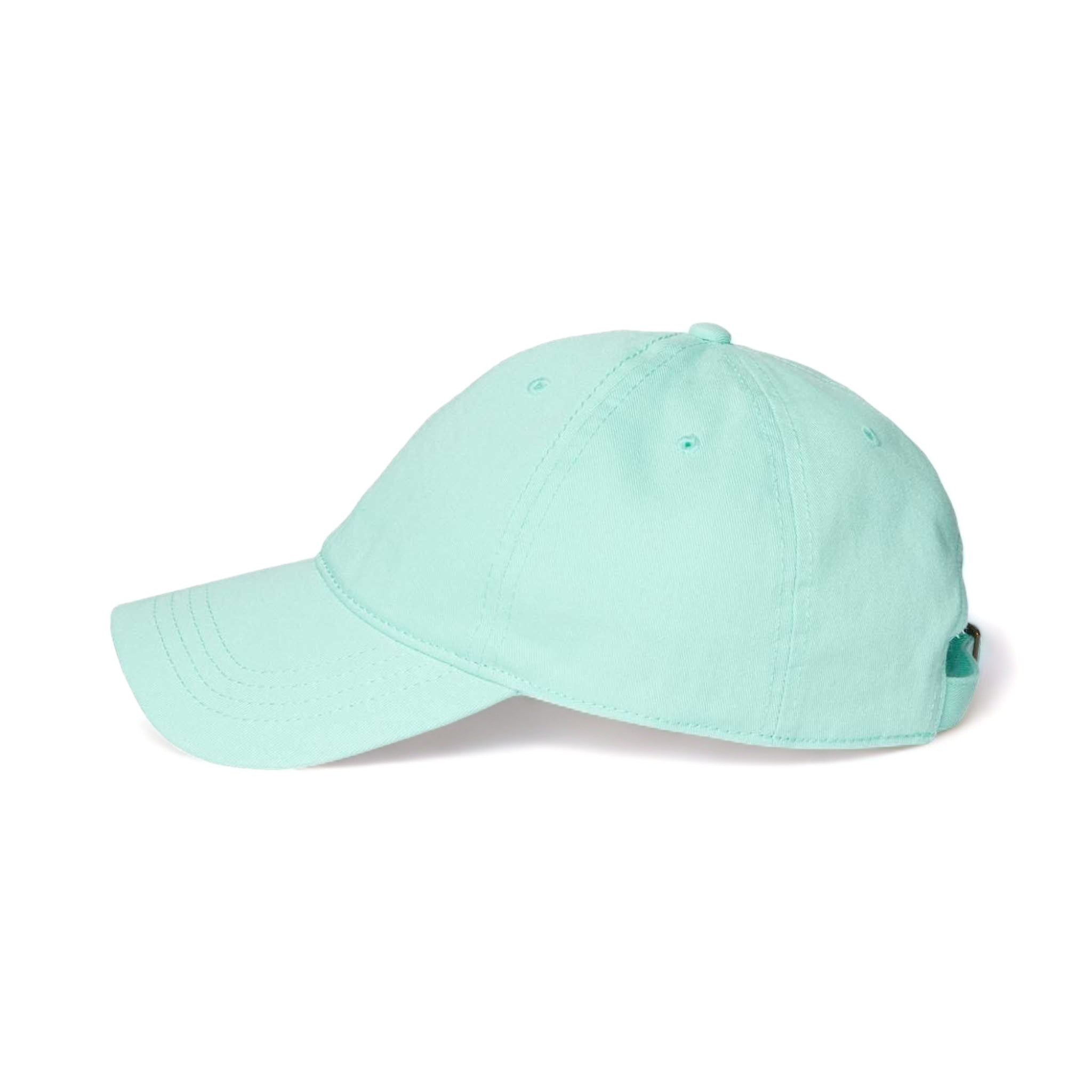 Side view of CAP AMERICA i1002 custom hat in mint