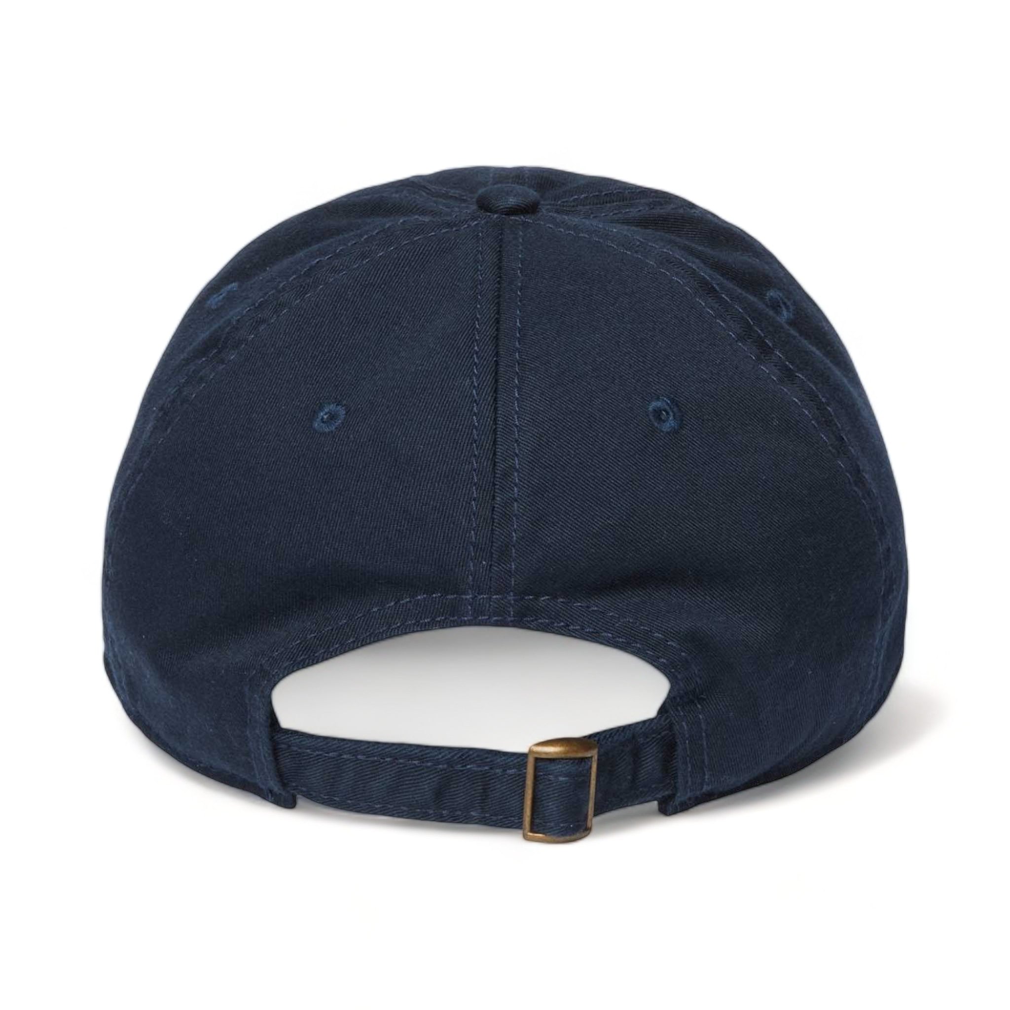 Back view of CAP AMERICA i1002 custom hat in navy