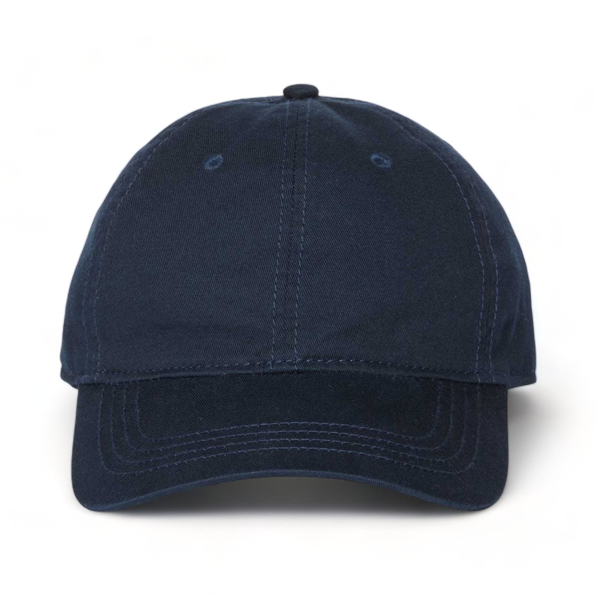 Front view of CAP AMERICA i1002 custom hat in navy