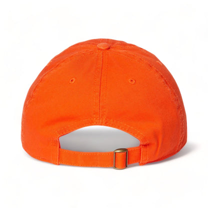 Back view of CAP AMERICA i1002 custom hat in orange