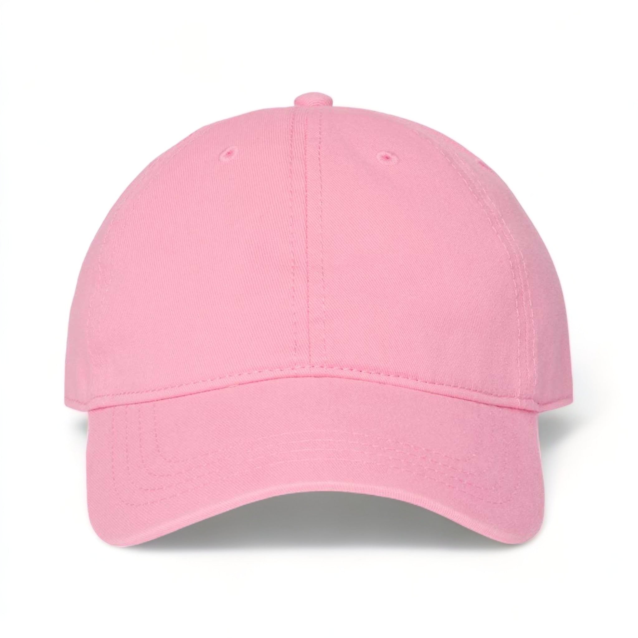 Front view of CAP AMERICA i1002 custom hat in pink