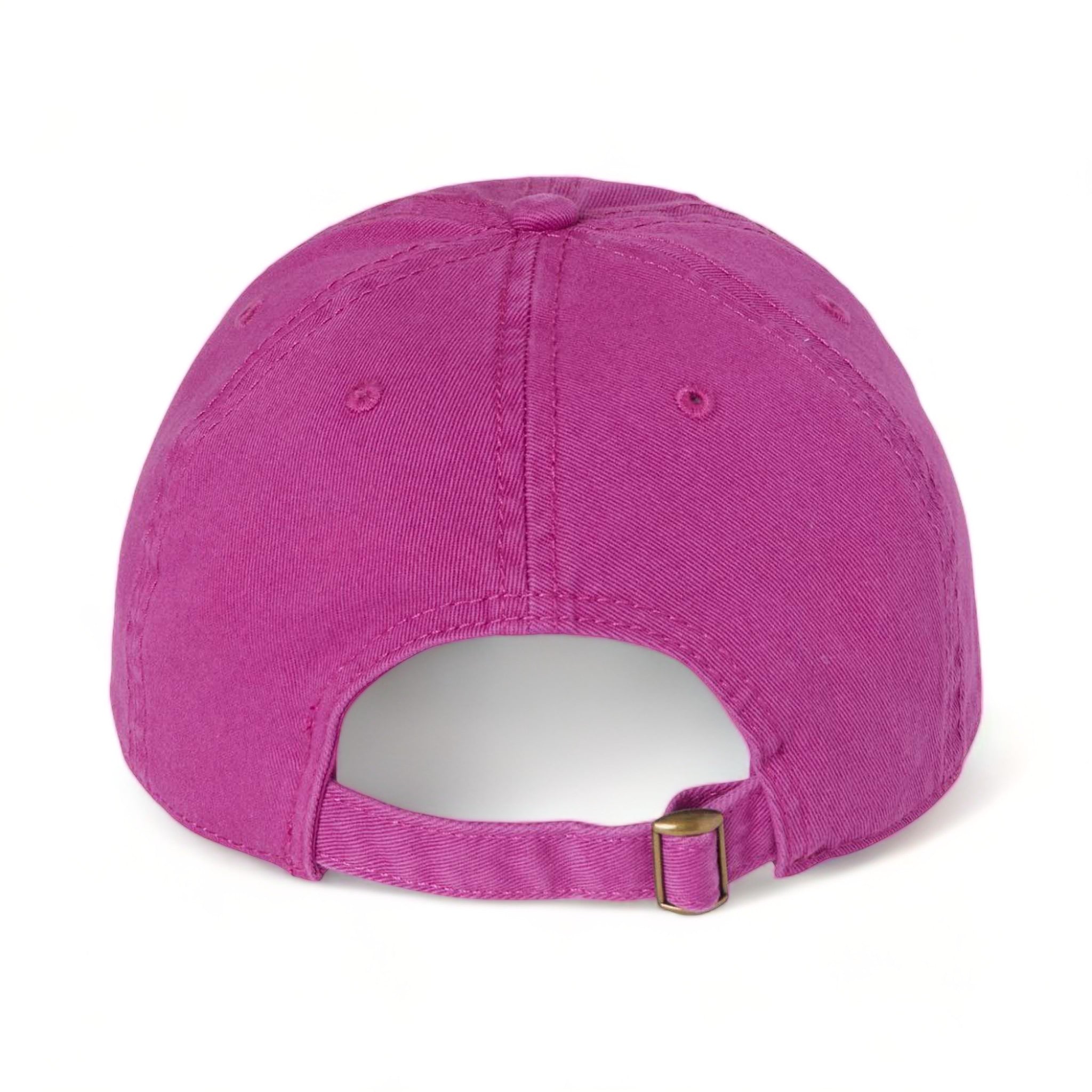 Back view of CAP AMERICA i1002 custom hat in plum