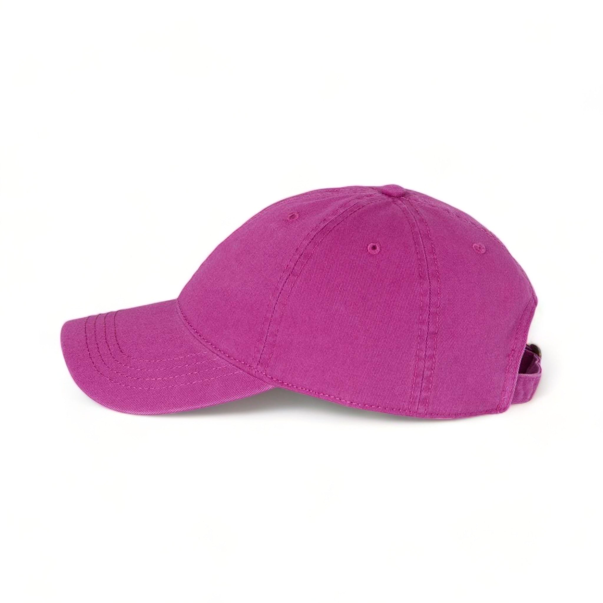 Side view of CAP AMERICA i1002 custom hat in plum