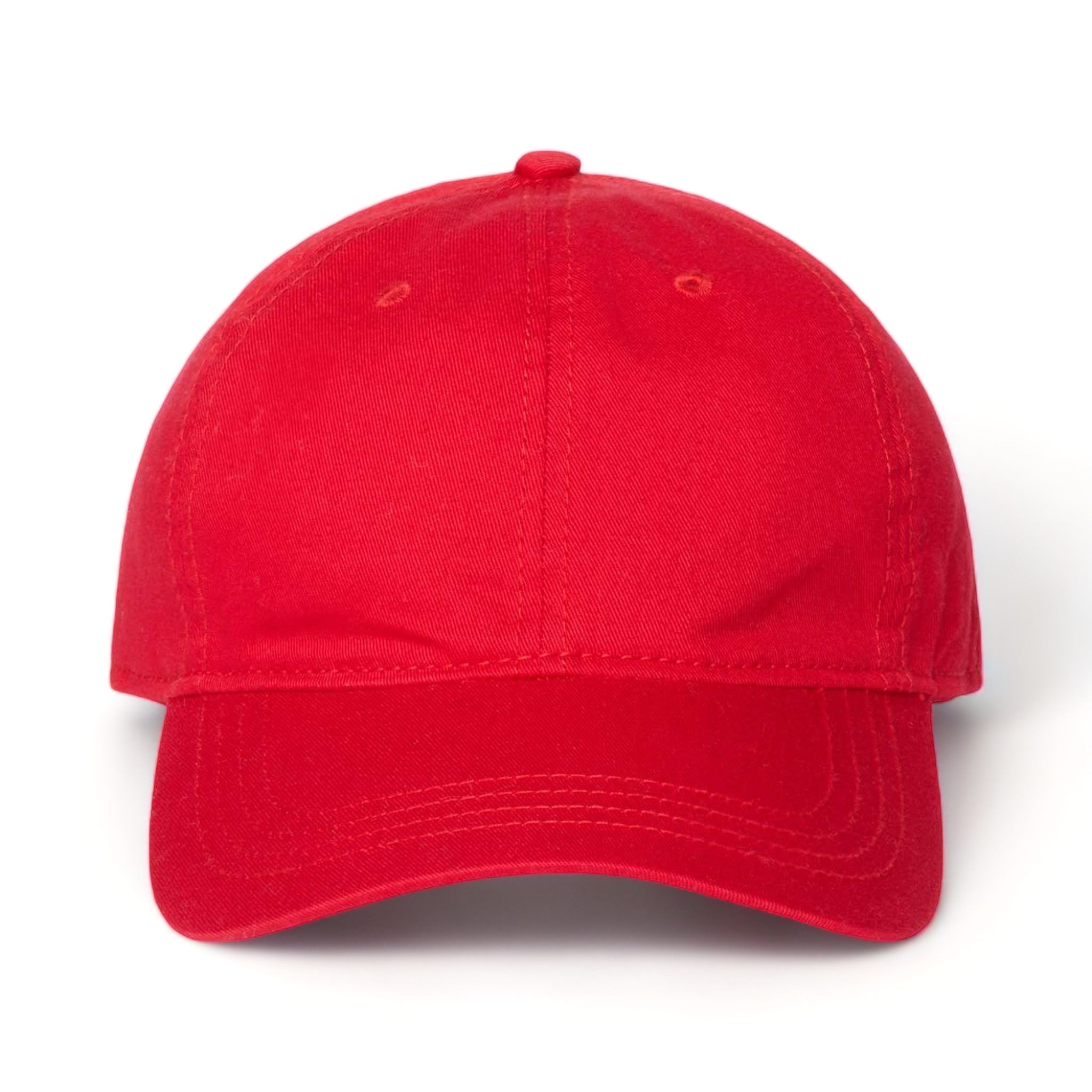 Front view of CAP AMERICA i1002 custom hat in red