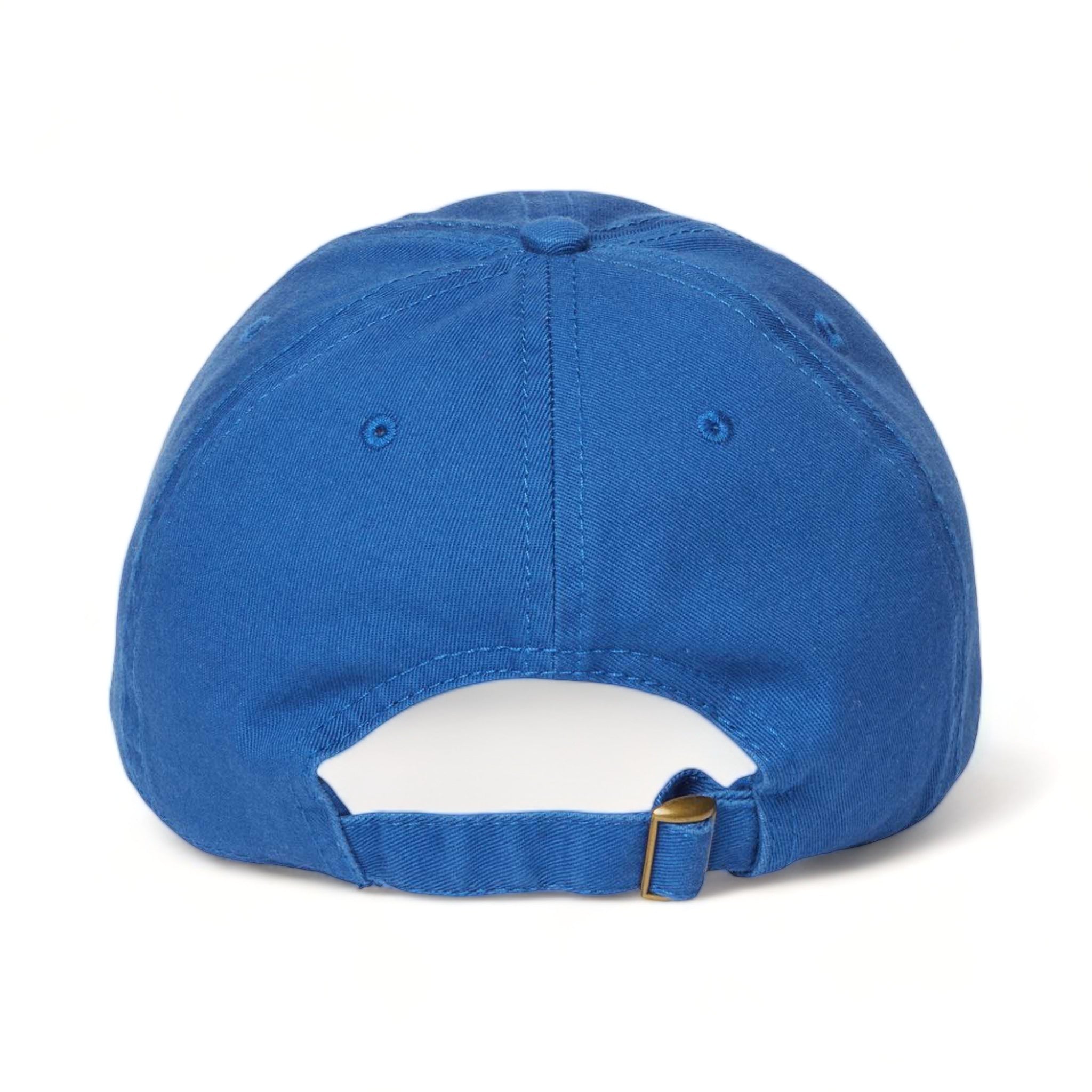 Back view of CAP AMERICA i1002 custom hat in royal