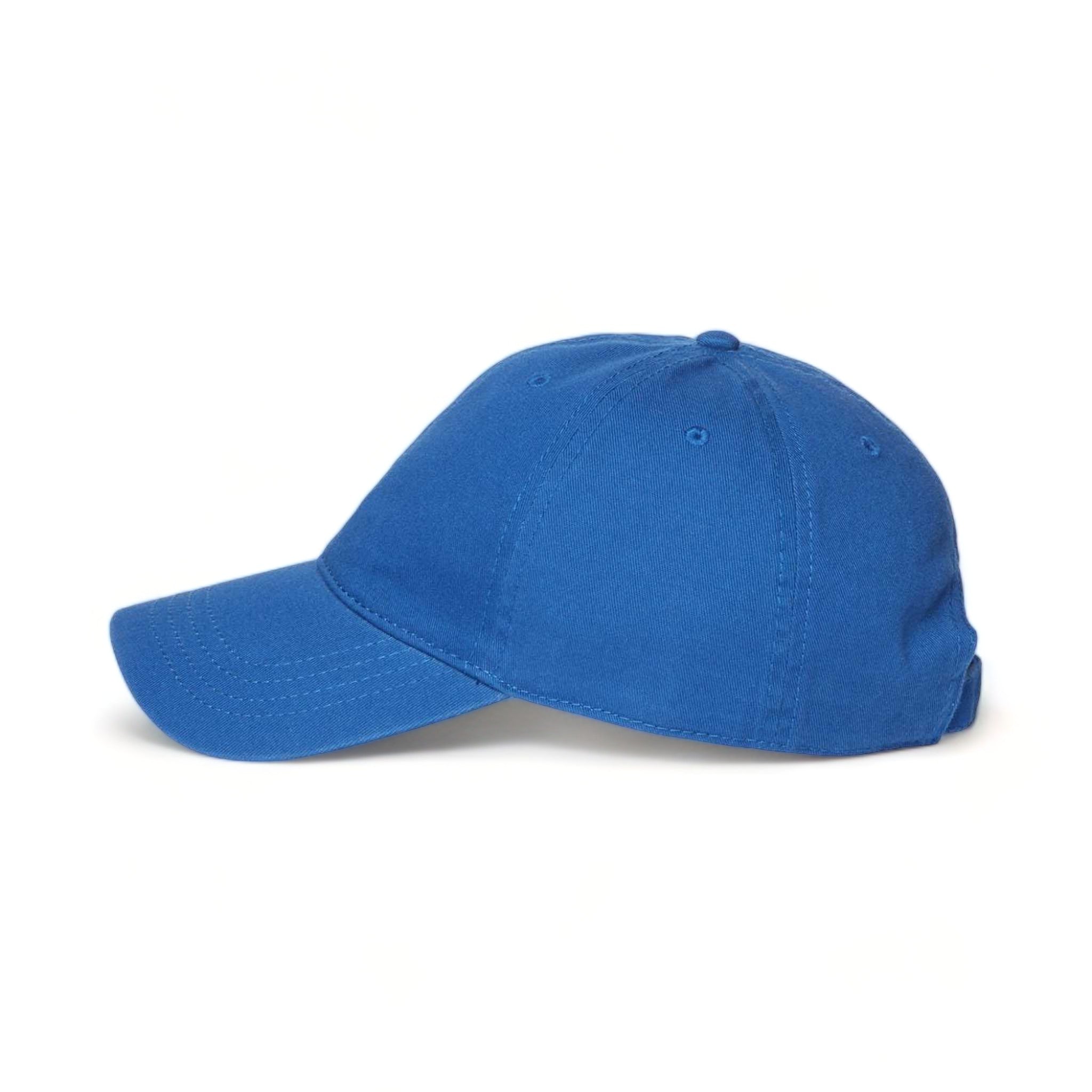 Side view of CAP AMERICA i1002 custom hat in royal