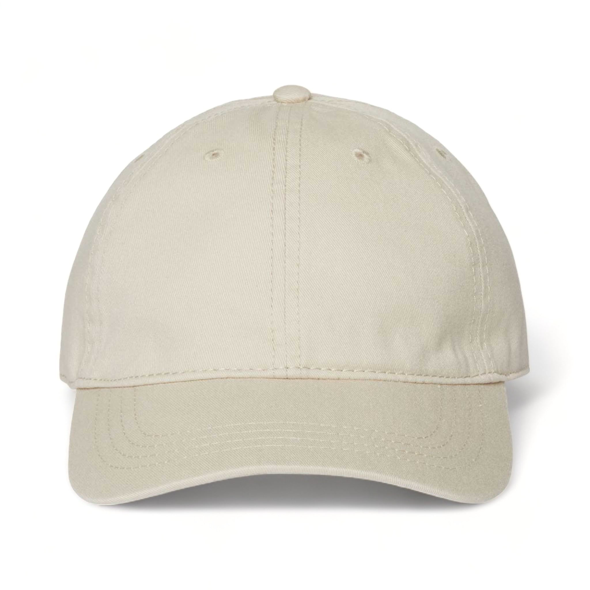 Front view of CAP AMERICA i1002 custom hat in stone