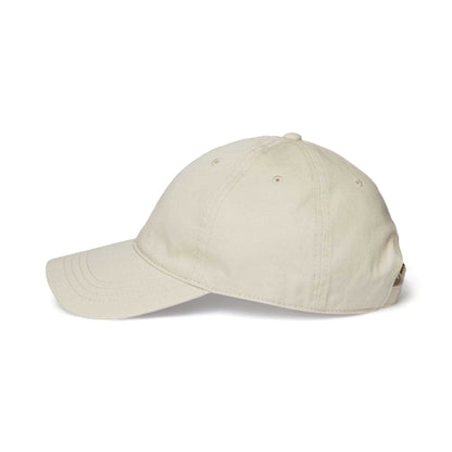 Side view of CAP AMERICA i1002 custom hat in stone