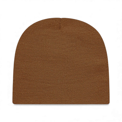 Front view of Cap America TKN28 custom hat in cider