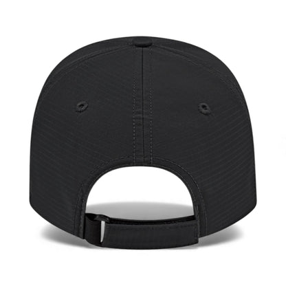 Back view of Cap America i7023 custom hat in black
