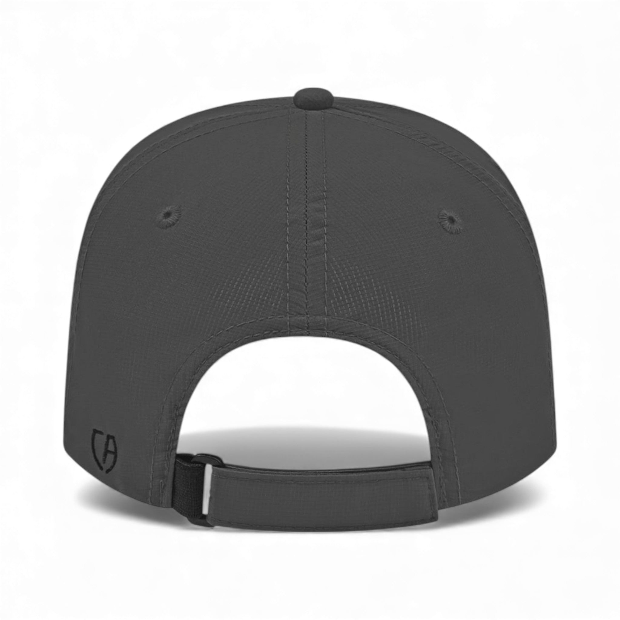 Back view of Cap America i8522 custom hat in graphite