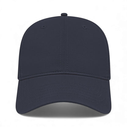 Front view of Cap America i8522 custom hat in navy