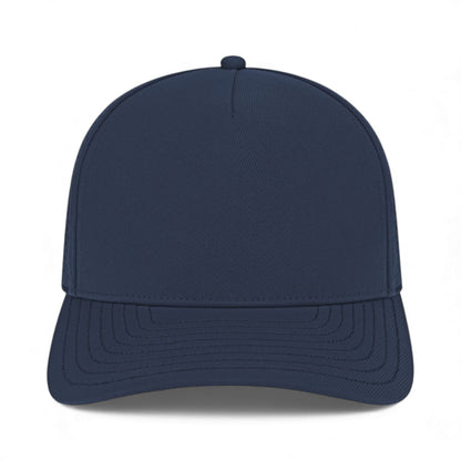 Front view of Cap America i8540 custom hat in navy