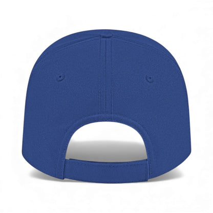 Back view of Cap America x700 custom hat in royal